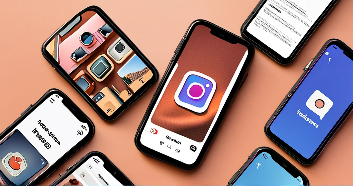 Instagram Reels Interface mit interaktiven Funktionen