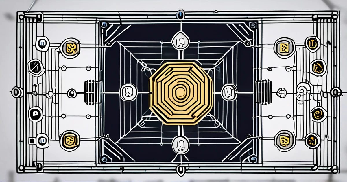مخطط النظام البيئي لألعاب blockchain مع تدفق القيمة