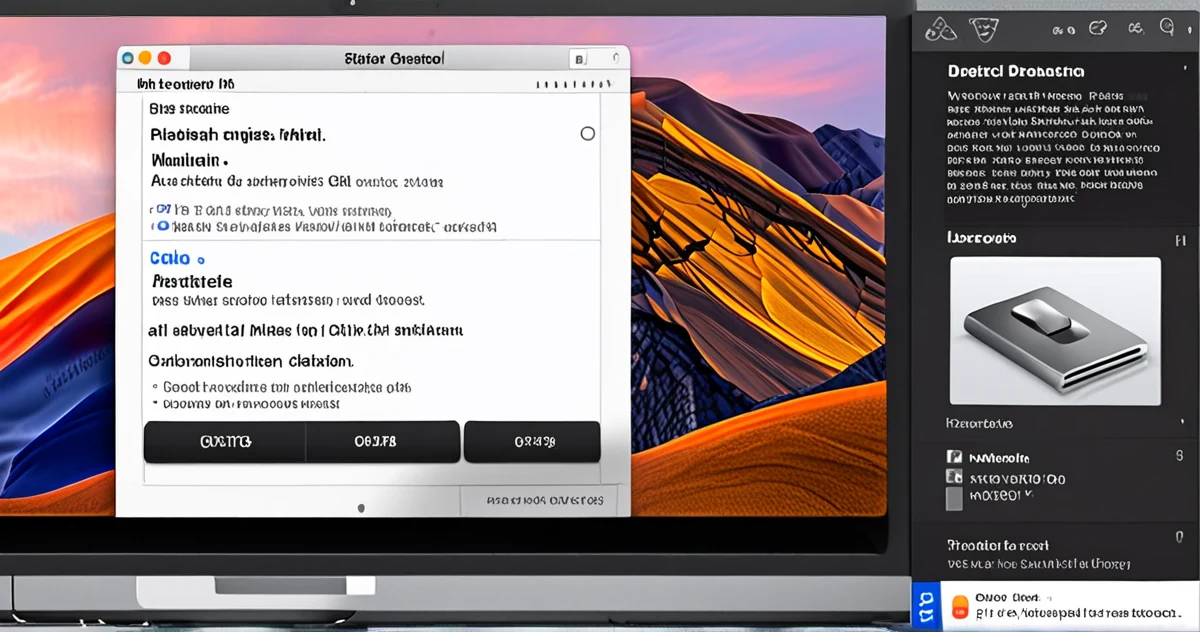 Exemple d'interface de détection de malware sur macOS