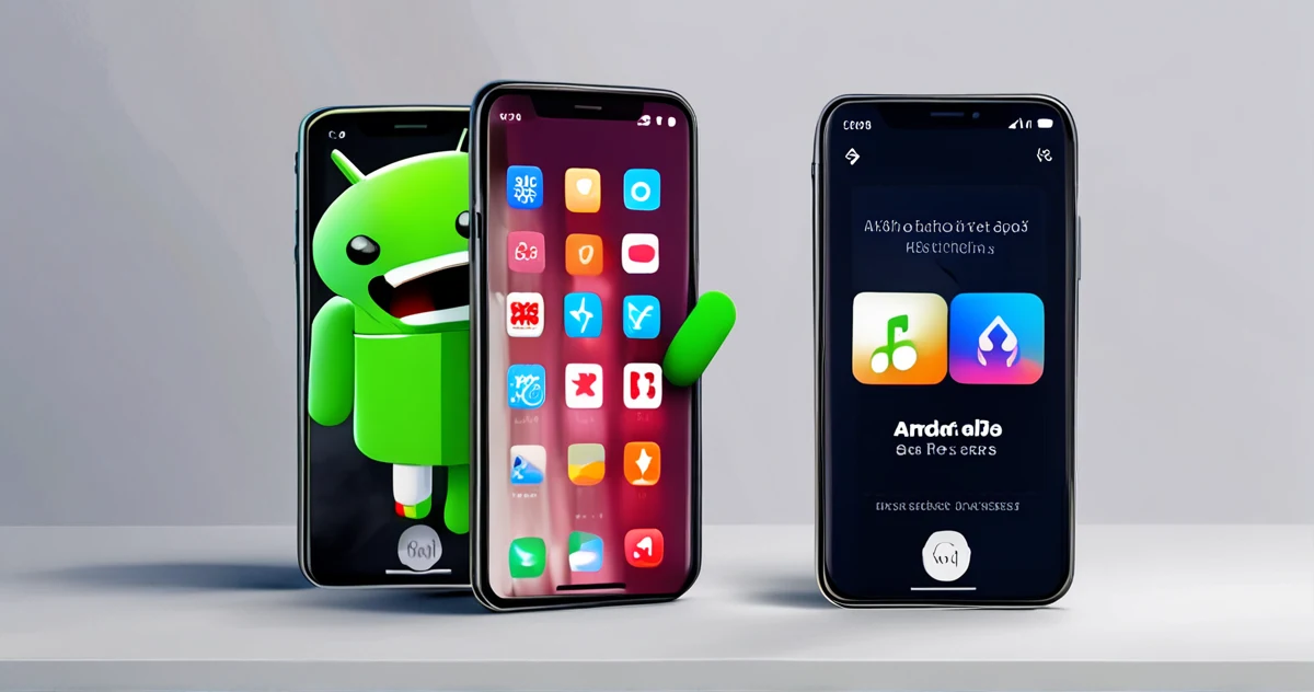 Comparaison visuelle des widgets interactifs d'Android 15 et des Live Activities d'iOS 18.