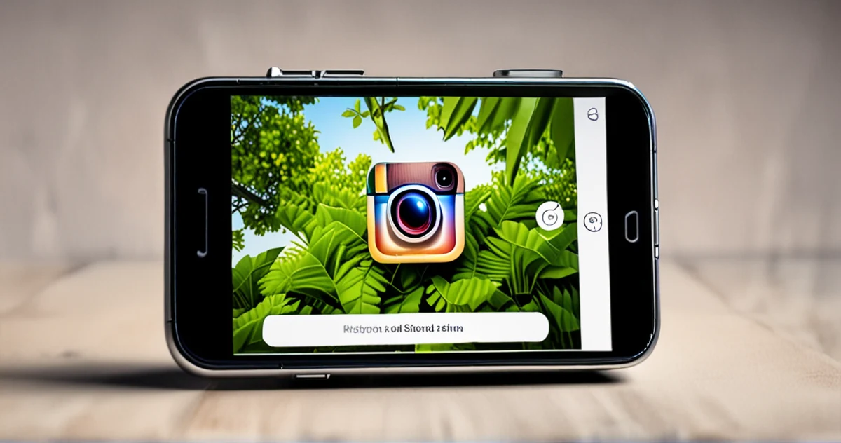 Instagram Reels Interface mit interaktiven Funktionen für Fan-Engagement