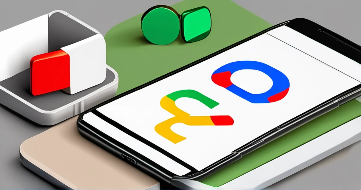 Illustration d'une application Android intégrant l'IA générative de Google.