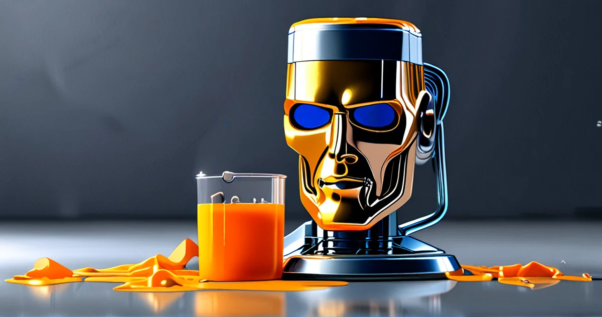 Simulation d'effet métal liquide dans Blender, inspiré par le T-1000 de Terminator 2