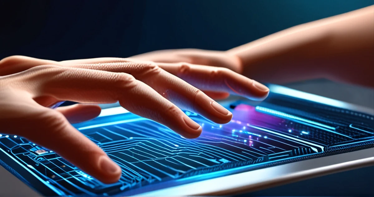 Интерфейс разработки AR с наложенными 3D-элементами