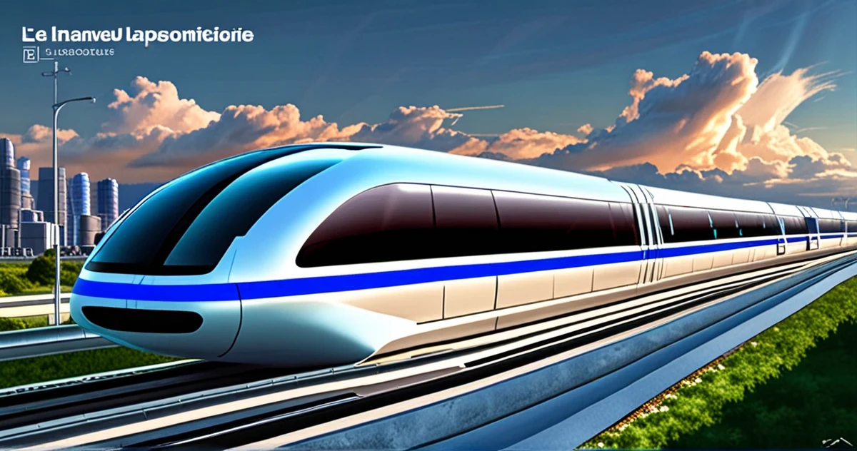 Le Maglev L0 Series, un train qui lévite mais dont le projet peine à décoller commercialement.