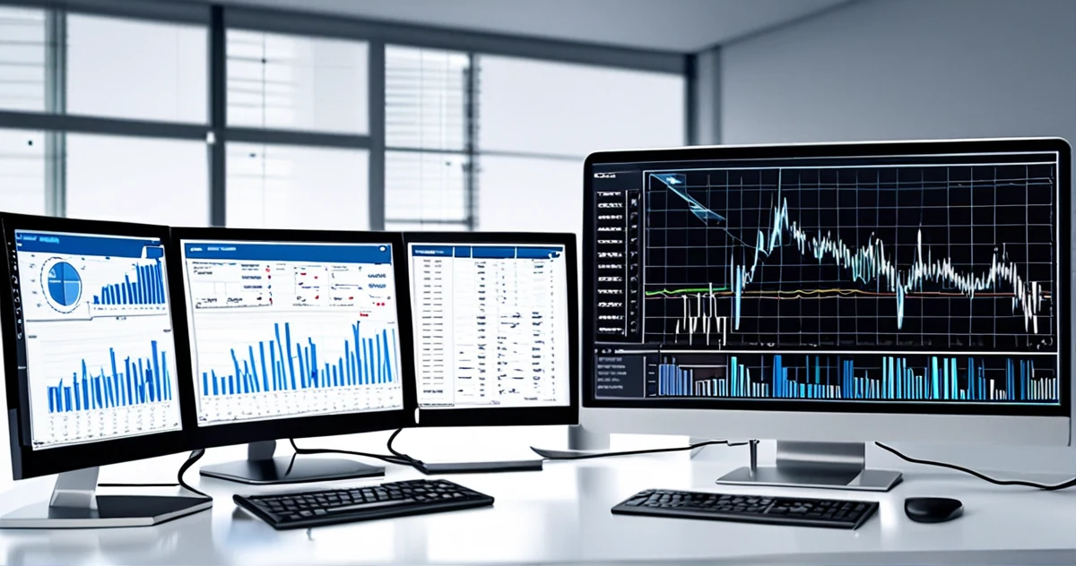 Analytics dashboard showing online course performance and statistics