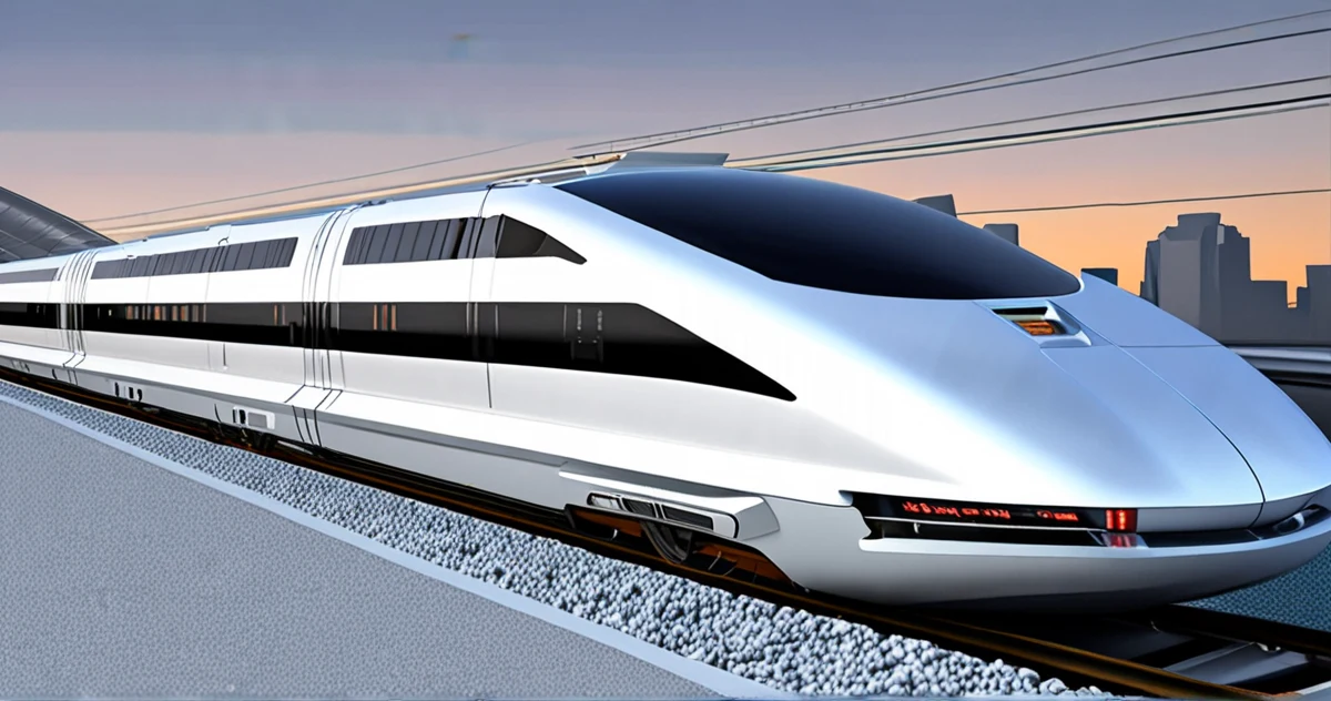 Train Maglev L0 Series japonais en lévitation sur une voie d'essai démontrant la technologie de sustentation magnétique