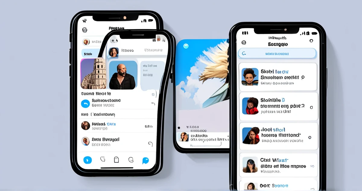 Интерфейс Twitter Spaces, интегрированный в мобильное приложение